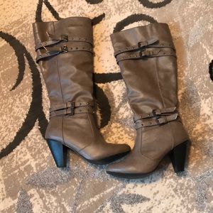 Just Fab taupe boots